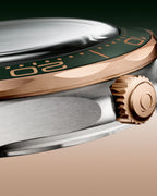 Omega Seamaster “007 Edition” Master Quality Watch – Green Dial, Green Bezel & Rose Gold-Tone Accents