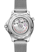 Omega Seamaster “007 Edition” Master Quality Watch – Black Dial, Black Bezel & Stainless Steel Mesh Bracelet