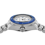 Omega Seamaster Planet Ocean Ultra Deep 43.5mm Master Quality Watch – White Dial, Blue Bezel & Stainless Steel Bracelet