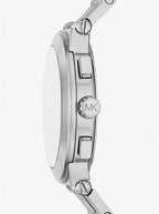 Michael Kors Billie MK9222 44mm Men's Chronograph Watch – Blue & Silver-Tone Stainless Steel Bracelet
