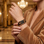 Michael Kors Emery MK1115 Women's Quartz Watch – Black with Black Genuine Leather Strap