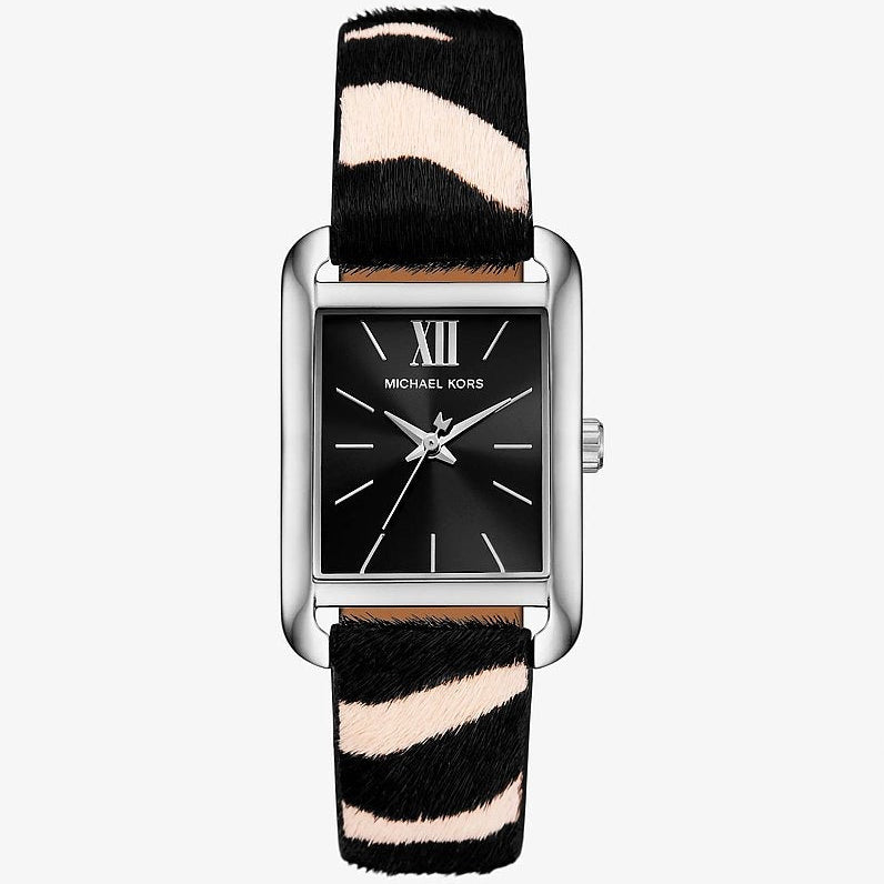 Michael Kors Emery MK1147 27mm Women's Quartz Watch – Black & Black Genuine Leather Strap