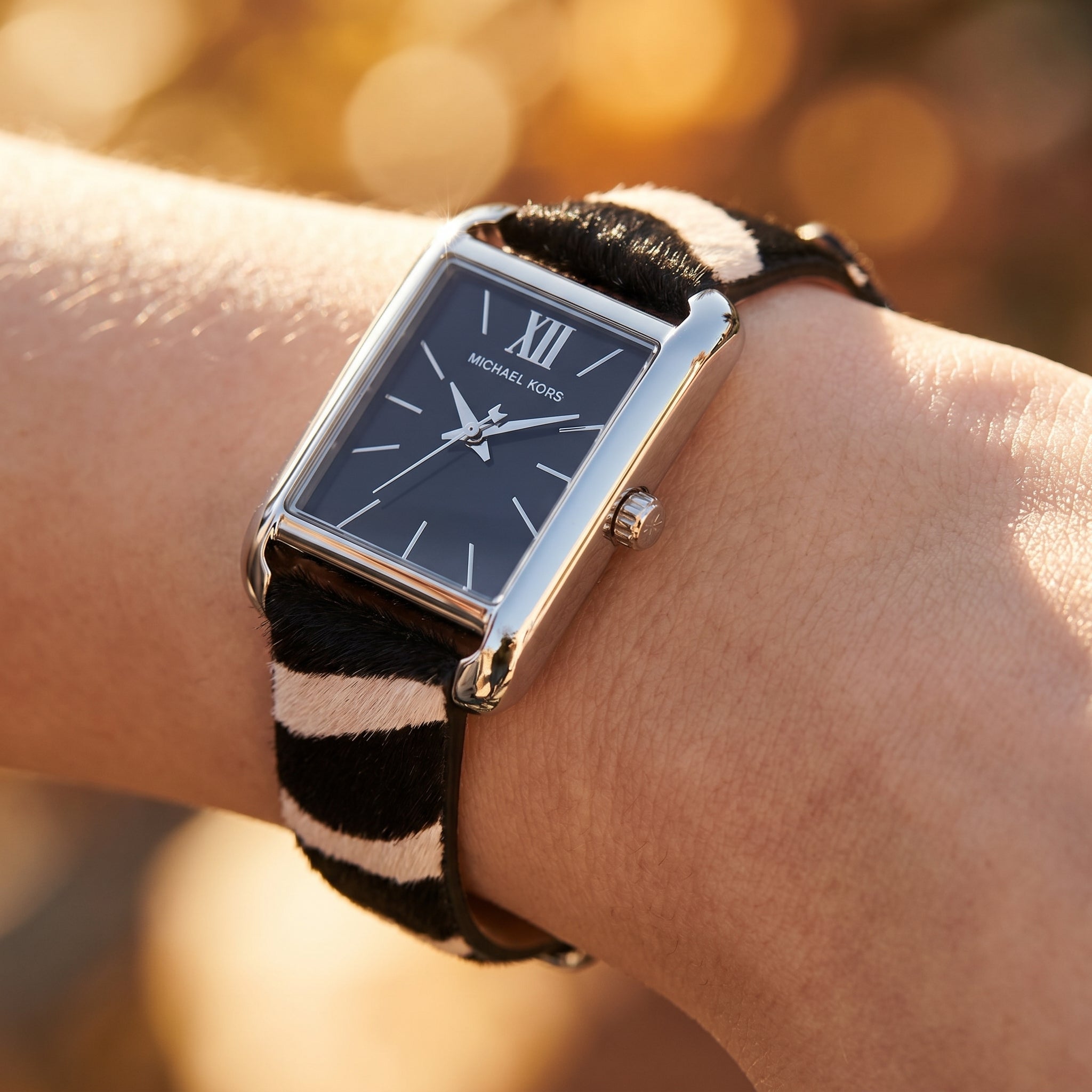Michael Kors Emery MK1147 27mm Women's Quartz Watch – Black & Black Genuine Leather Strap