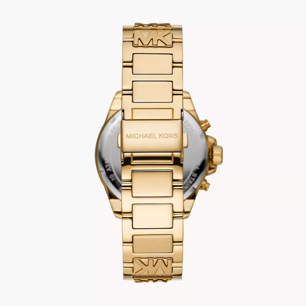 Michael Kors Wren MK6952 38mm Women's Chronograph Watch – Gold with Gold Stainless Steel Bracelet