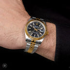 Rolex Datejust 41mm Master Quality Watch – Black Dial & Two-Tone Jubilee Bracelet