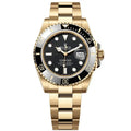 Rolex Submariner Master Quality Watch – Black Dial & Gold-Tone Oyster Bracelet