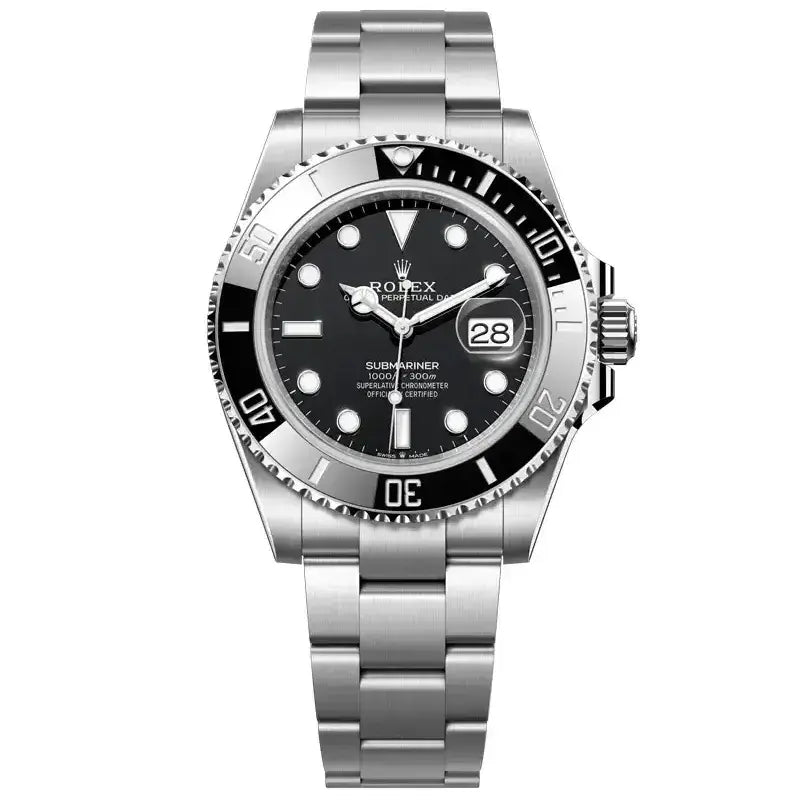 Rolex Submariner Date Master Quality Watch – Black Dial, Black Ceramic Bezel & Oyster Bracelet