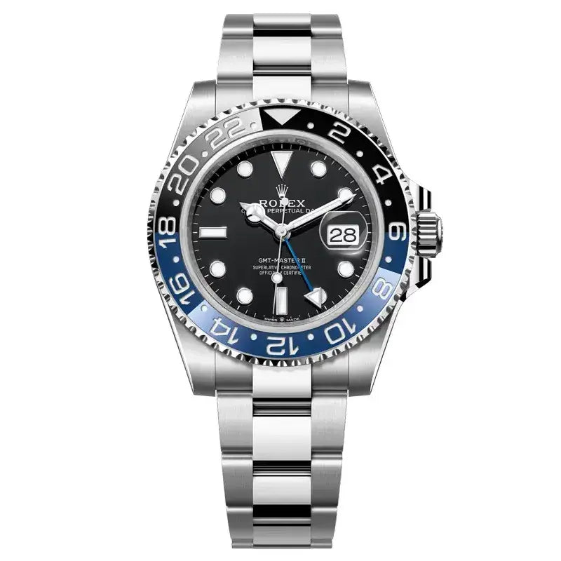 Rolex GMT-Master II “Batman” Master Quality Watch – Black Dial, Blue-Black Bezel & Oyster Bracelet