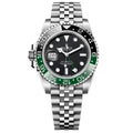Rolex GMT-Master II “Sprite” Master Quality Watch – Black Dial, Green-Black Bezel & Jubilee Bracelet