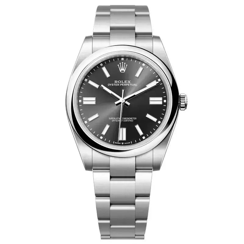 Rolex Oyster Perpetual 41mm Master Quality Watch – Black Dial & Stainless Steel Oyster Bracelet