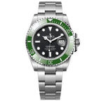 Rolex Submariner “Starbucks” Master Quality Watch – Black Dial, Green Bezel & Oyster Bracelet