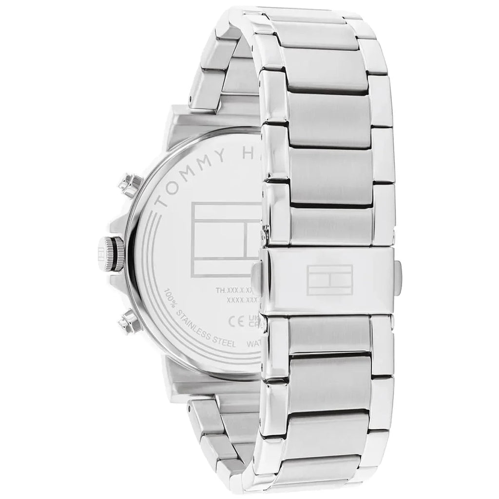 Tommy Hilfiger Signature 1710667 Men's Chronograph Watch – Black & Silver Stainless Steel Bracelet
