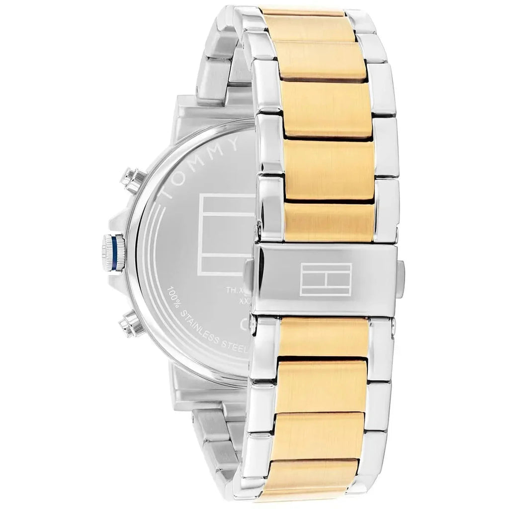 Tommy Hilfiger Signature 1710710 Men's Multi-Function Watch – Blue & Two-Tone Stainless Steel Bracelet