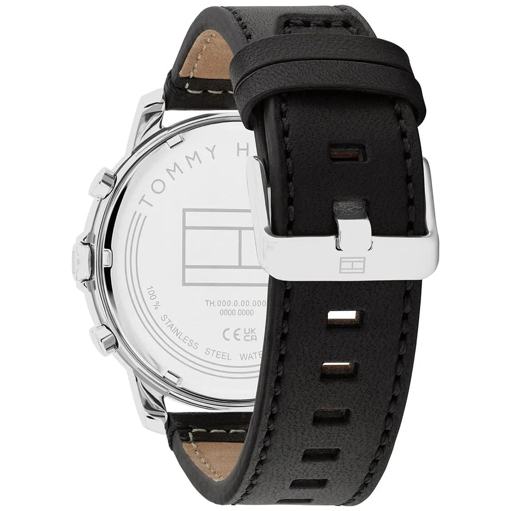 Tommy Hilfiger Signature 1792151 Men's Multi-Function Watch – Green & Black Genuine Leather Strap