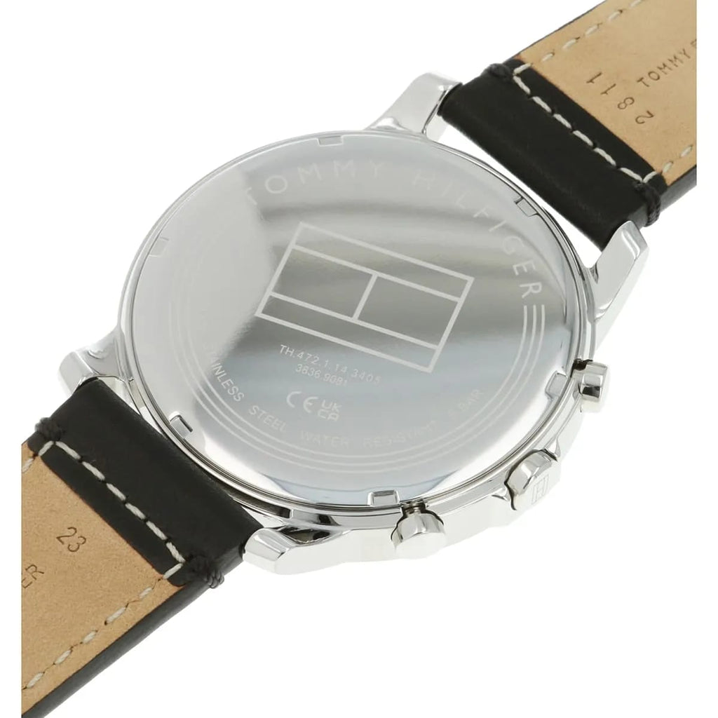 Tommy Hilfiger Signature 1792151 Men's Multi-Function Watch – Green & Black Genuine Leather Strap