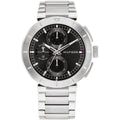 Tommy Hilfiger Signature 1792116 Men's Multi-Function Watch – Black & Silver Stainless Steel Bracelet