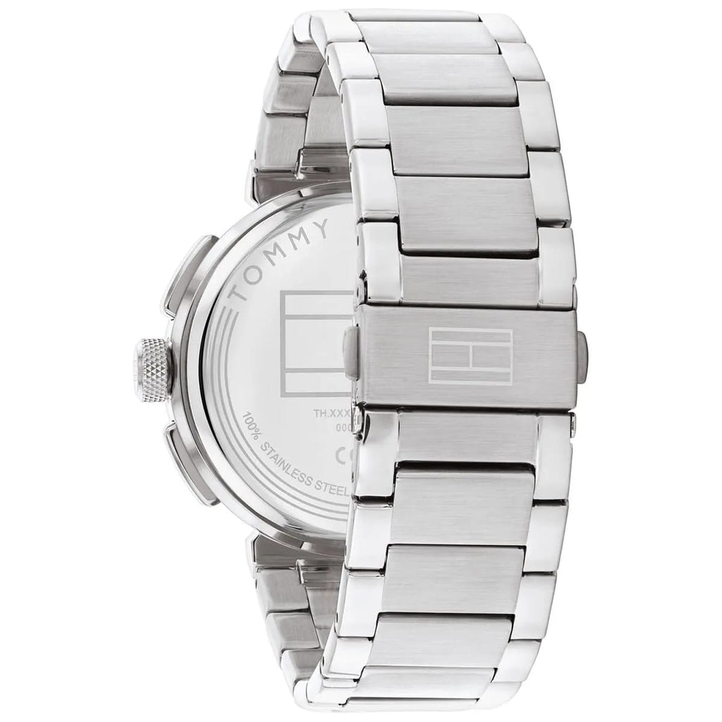Tommy Hilfiger Signature 1792116 Men's Multi-Function Watch – Black & Silver Stainless Steel Bracelet
