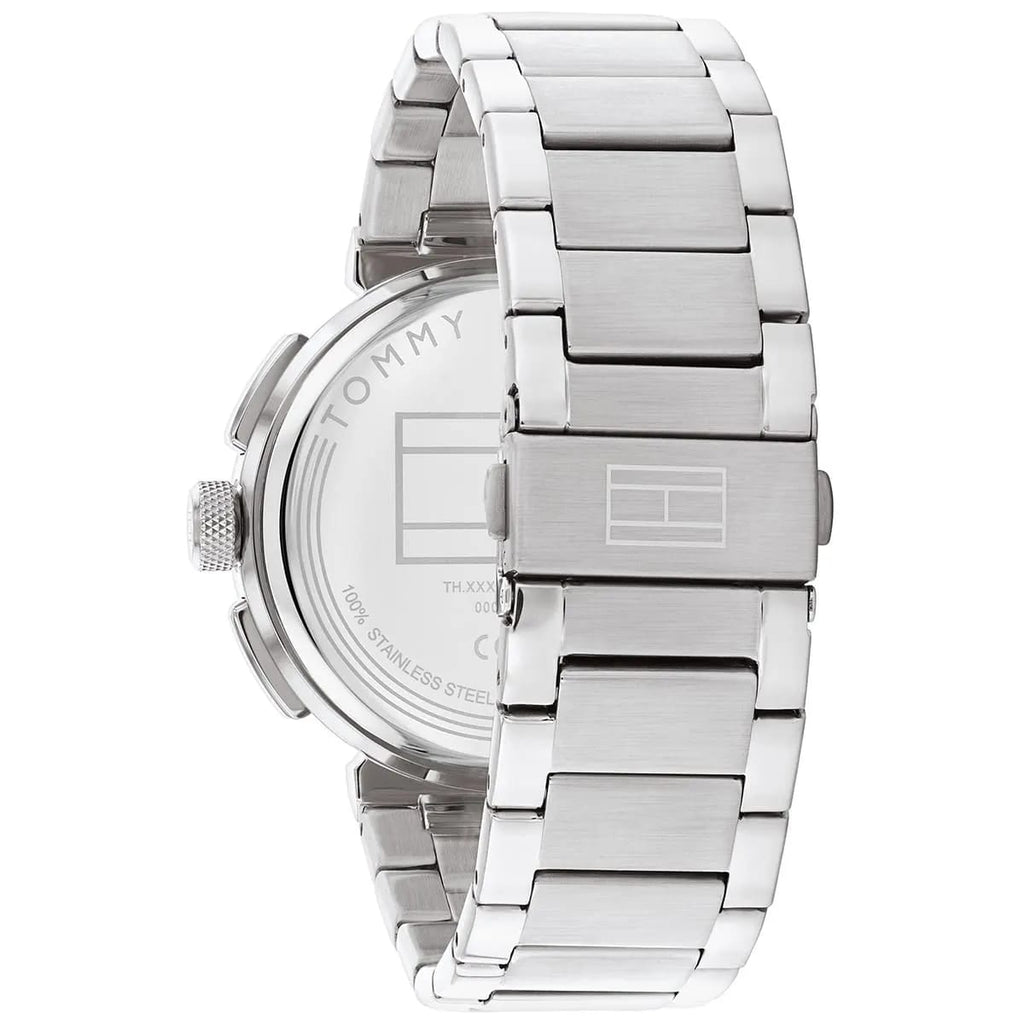 Tommy Hilfiger Signature 1710509 Men's Multi-Function Watch – Green & Silver Stainless Steel Bracelet
