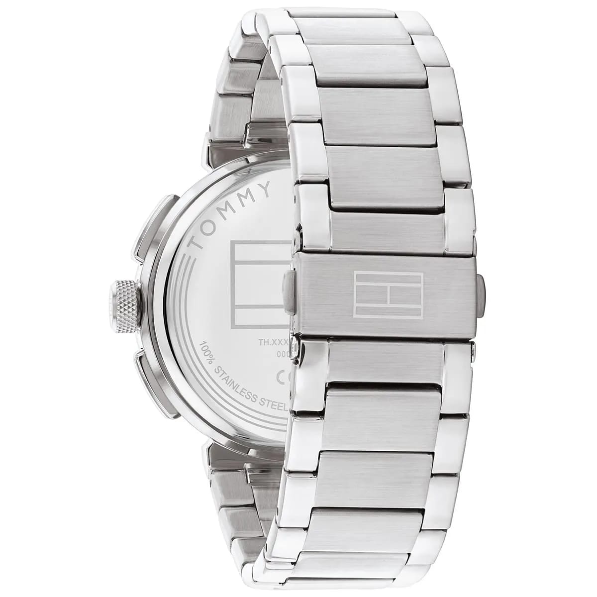 Tommy Hilfiger Signature 1710509 Men's Multi-Function Watch – Green & Silver Stainless Steel Bracelet