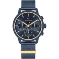 Tommy Hilfiger Signature 1782809 Women's Multi-Function Watch – Blue & Blue Genuine Leather Strap