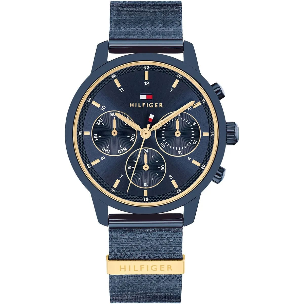 Tommy Hilfiger Signature 1782809 Women's Multi-Function Watch – Blue & Blue Genuine Leather Strap