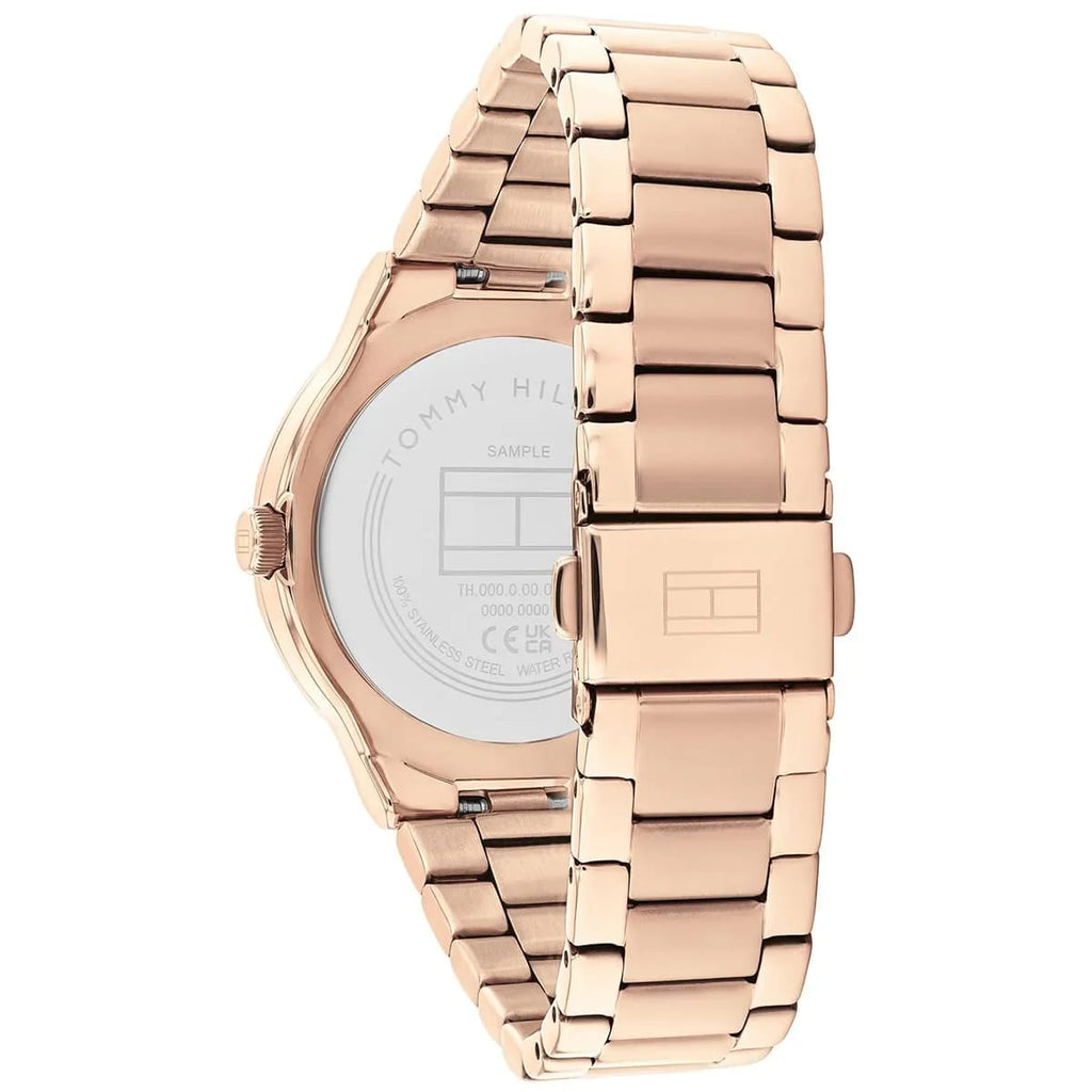 Tommy Hilfiger Signature 1782726 Women's Quartz Watch – Rose Gold Sunray & Rose Gold Stainless Steel Bracelet