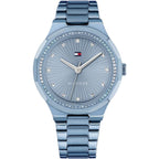 Tommy Hilfiger Signature 1782724 Women's Quartz Watch – Blue Sunray & Silver Stainless Steel Bracelet