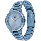 Tommy Hilfiger Signature 1782724 Women's Quartz Watch – Blue Sunray & Silver Stainless Steel Bracelet