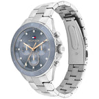 Tommy Hilfiger Mellie 1782708 40mm Women's Multi-Function Watch – Blue & Silver Stainless Steel Bracelet