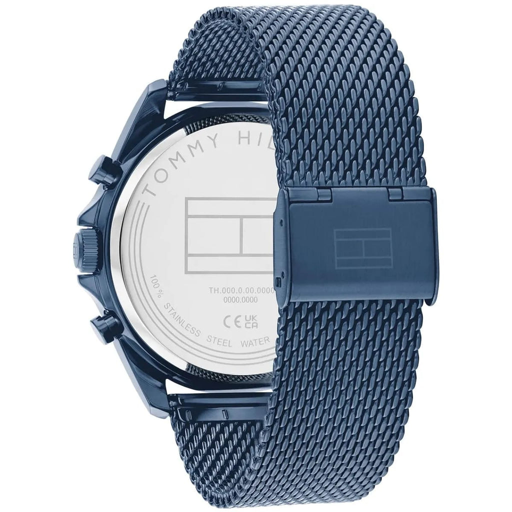 Tommy Hilfiger Shawn 1710648 46mm Men's Multi-Function Watch – Blue & Blue Silicone Strap