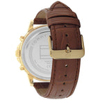 Tommy Hilfiger Signature 1710631 Men's Multi-Function Watch – Silver & Brown Genuine Leather Strap