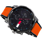 Tommy Hilfiger Jeans Sport 1710583 Men's Quartz Watch – Black & Orange Silicone Strap