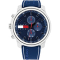 Tommy Hilfiger Jeans Sport 1710582 Men's Quartz Watch – Blue & Blue Silicone Strap
