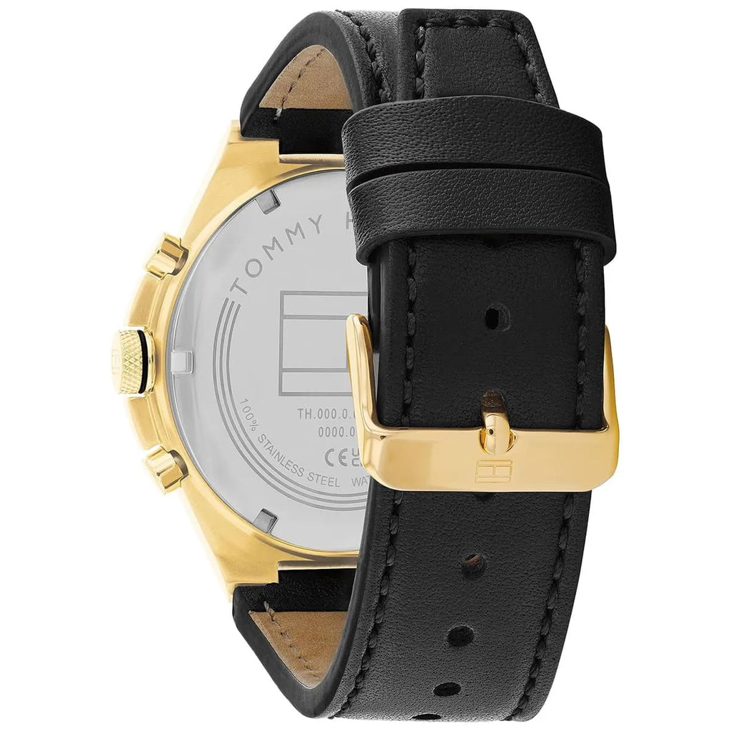 Tommy Hilfiger Signature 1792086 44mm Men's Multi-Function Watch – Black & Silver Stainless Steel Bracelet