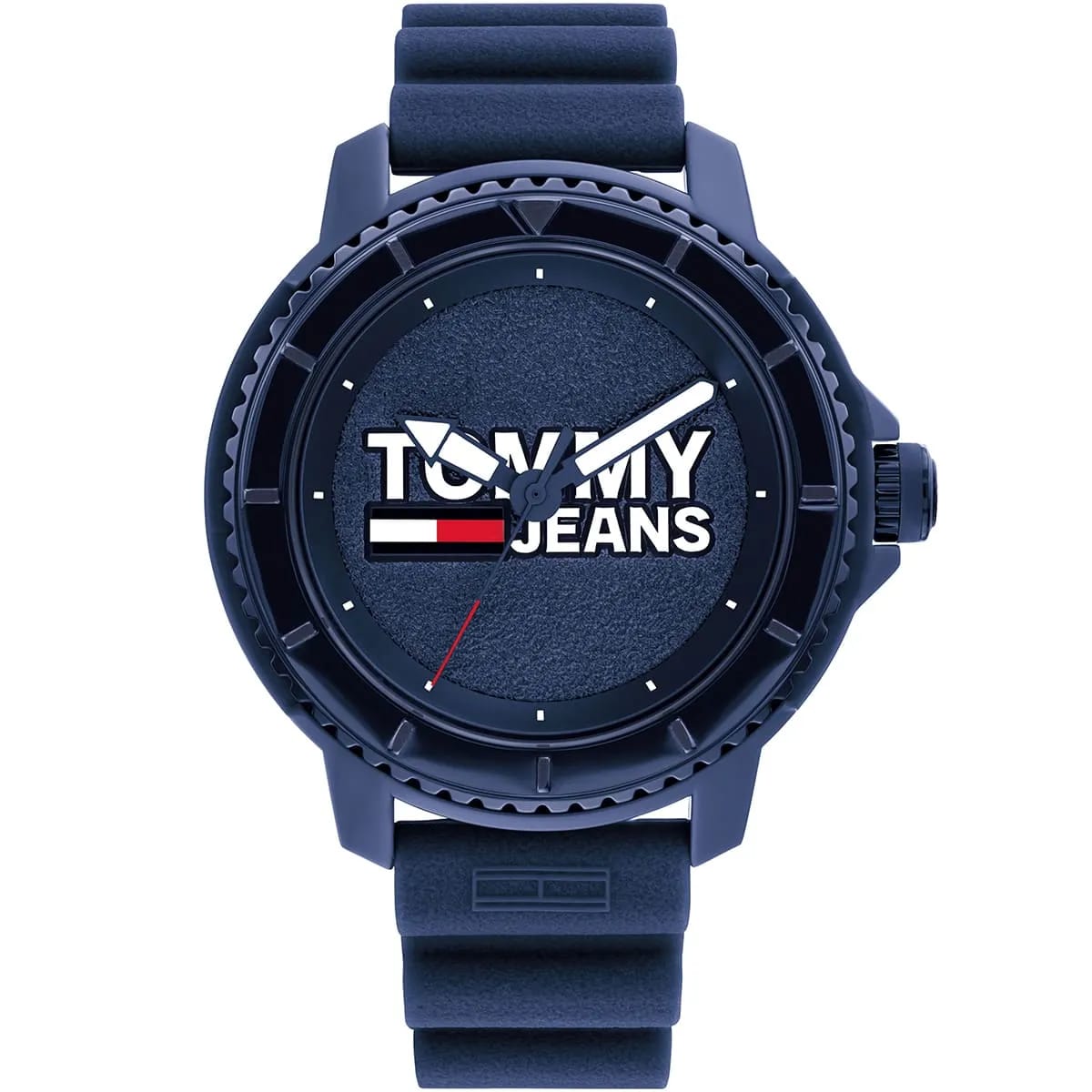 Tommy Hilfiger Tokyo 1792000 46mm Men's Quartz Watch – Blue & Blue Silicone Strap