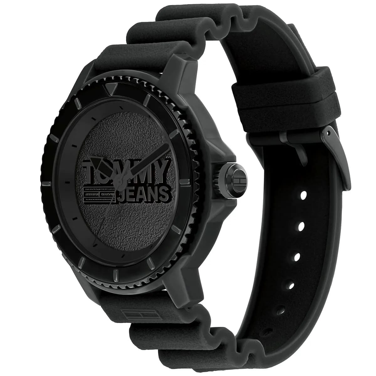 Tommy Hilfiger Tokyo 1792001 45mm Men's Quartz Watch – Black & Black Silicone Strap