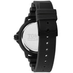 Tommy Hilfiger Tokyo 1792001 45mm Men's Quartz Watch – Black & Black Silicone Strap
