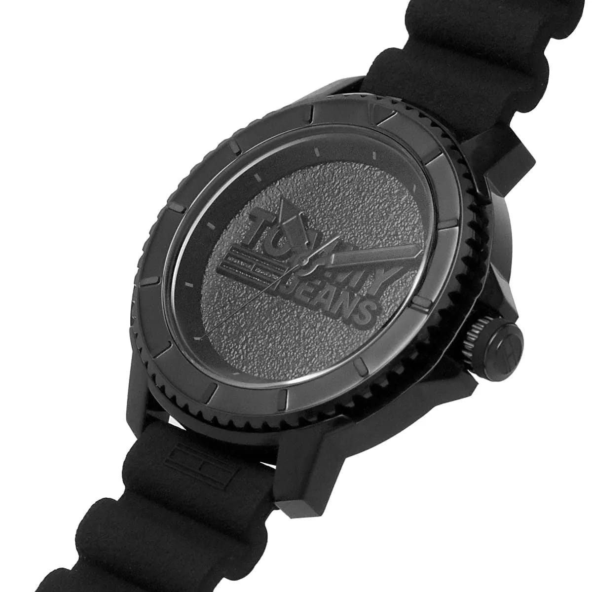 Tommy Hilfiger Tokyo 1792001 45mm Men's Quartz Watch – Black & Black Silicone Strap