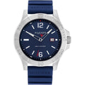 Tommy Hilfiger Ryan 1791991 46mm Men's Quartz Watch – Black & Black Silicone Strap