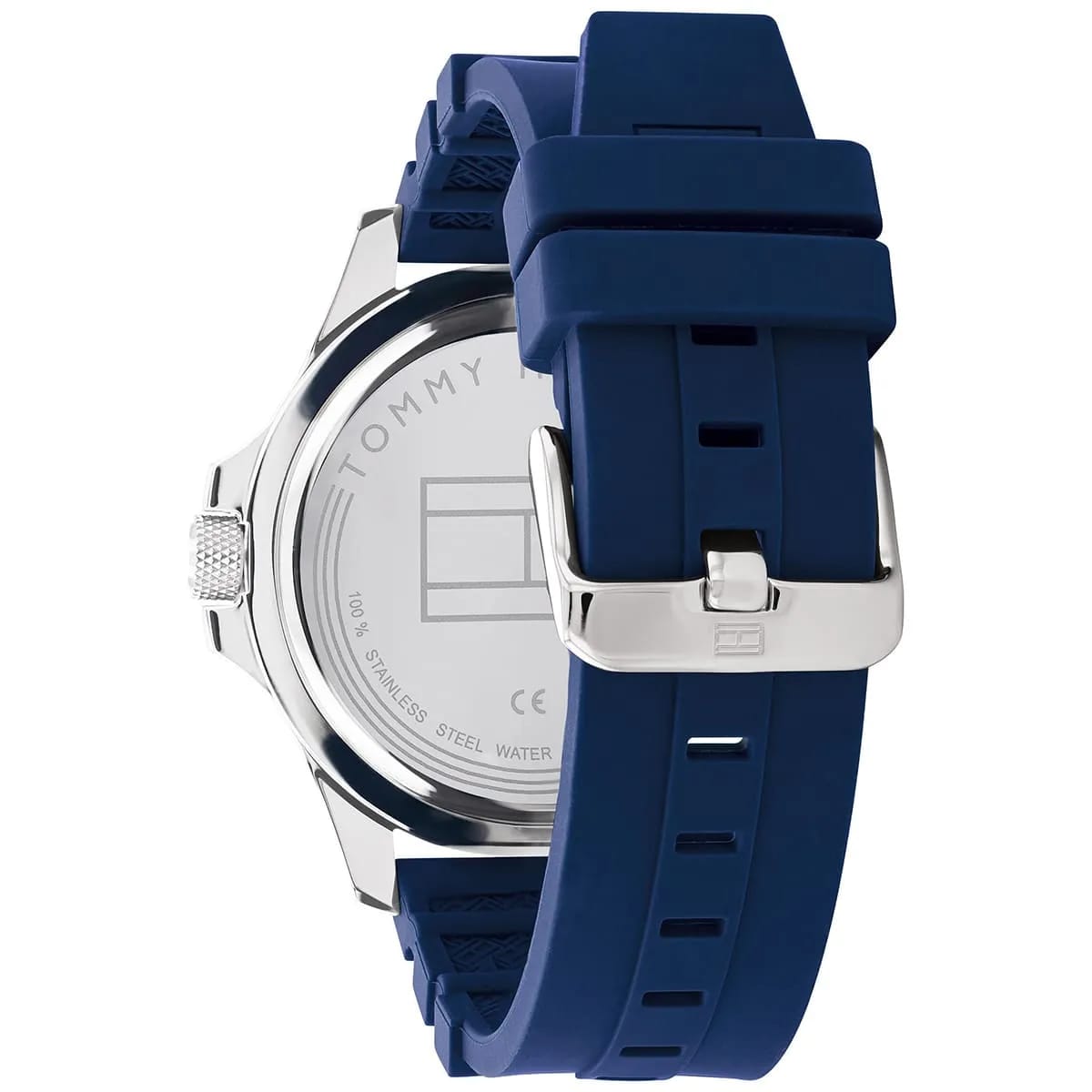 Tommy Hilfiger Ryan 1791991 46mm Men's Quartz Watch – Black & Black Silicone Strap