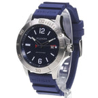 Tommy Hilfiger Ryan 1791991 46mm Men's Quartz Watch – Black & Black Silicone Strap