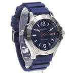 Tommy Hilfiger Ryan 1791991 46mm Men's Quartz Watch – Black & Black Silicone Strap