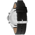 Tommy Hilfiger Larson 1791984 46mm Men's Multi-Function Watch – Black & Black Genuine Leather Strap
