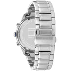 Tommy Hilfiger Jimmy 1791949 46mm Men's Multi-Function Watch – Blue & Silver Stainless Steel Bracelet