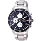 Tommy Hilfiger Jimmy 1791950 46mm Men's Multi-Function Watch – Black & Silver Stainless Steel Bracelet