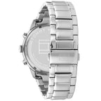Tommy Hilfiger Jimmy 1791950 46mm Men's Multi-Function Watch – Black & Silver Stainless Steel Bracelet