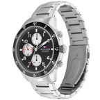 Tommy Hilfiger Jimmy 1791950 46mm Men's Multi-Function Watch – Black & Silver Stainless Steel Bracelet
