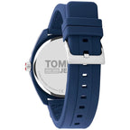 Tommy Hilfiger San Diego 1791927 44mm Men's Quartz Watch – Blue & Blue Silicone Strap