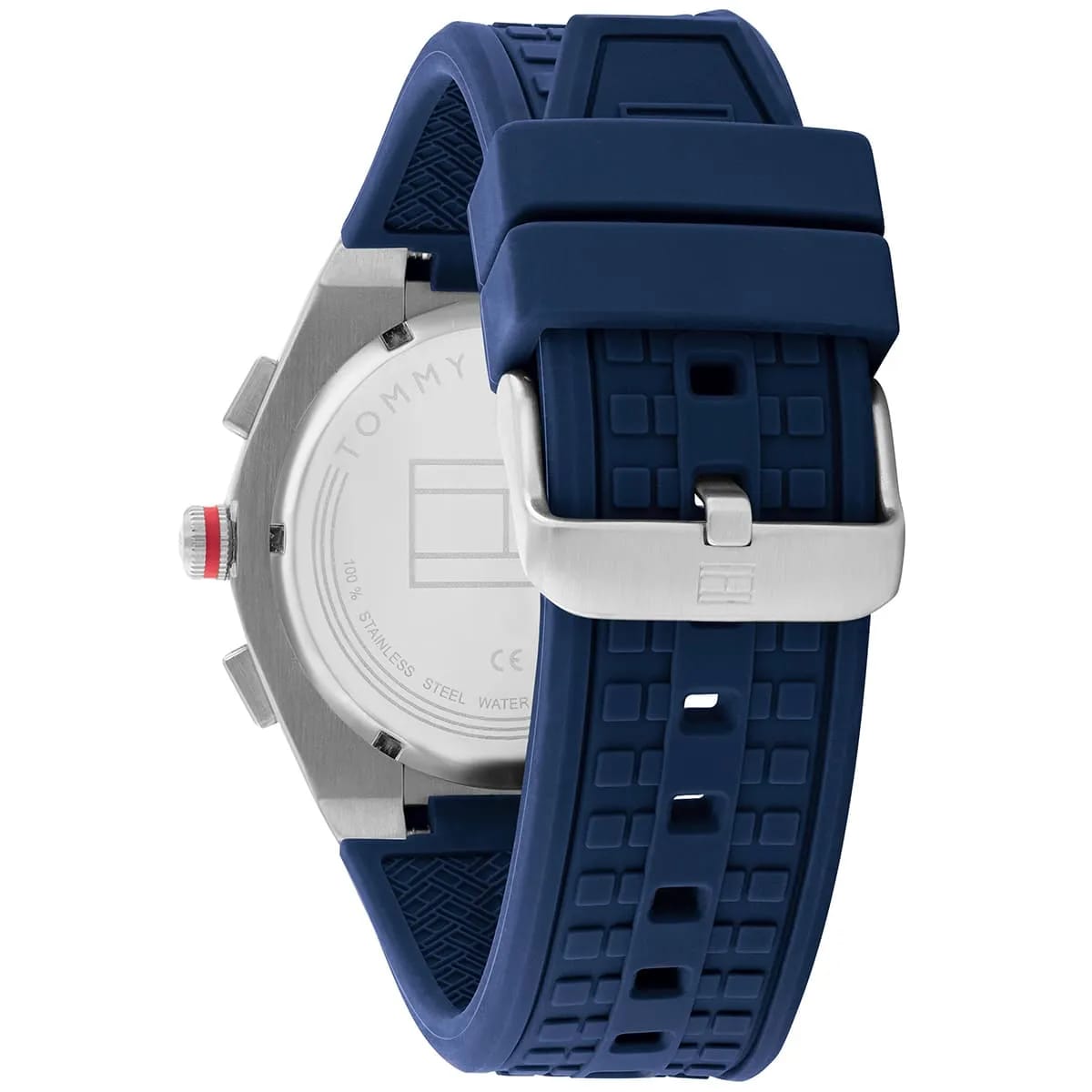 Tommy Hilfiger Connor 1791899 46mm Men's Multi-Function Watch – Blue & Blue Silicone Strap