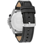 Tommy Hilfiger Harley 1791894 46mm Men's Multi-Function Watch – Black & Black Genuine Leather Strap